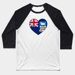 Heart - Falkland Islands _104 Baseball T-Shirt